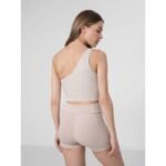 Womens One-Shoulder Yoga Crop Top 4F H4Z22-TSD033 - Image 2