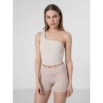 Womens One-Shoulder Yoga Crop Top 4F H4Z22-TSD033