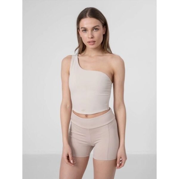 Womens One-Shoulder Yoga Crop Top 4F H4Z22-TSD033