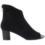 Womens open-toe ankle boots, black, M.Daszyński MR1954-23 - Image 2