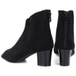 Womens open-toe ankle boots, black, M.Daszyński MR1954-23 - Image 3