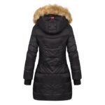 Womens PARKA Geographical Norway ABEILLE BLACK DISTRI LADY 2601-9 DBC BLACK (WY4579F/GN-NOIR) - Image 2