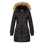 Womens PARKA Geographical Norway ABEILLE BLACK DISTRI LADY 2601-9 DBC BLACK (WY4579F/GN-NOIR) - Image 3