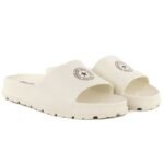 Womens pool beach flip-flops on a platform, black Big Star TT274A044 - Image 4