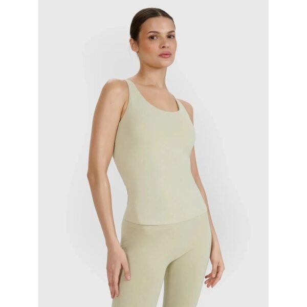 Womens quick-drying slim yoga and pilates top 4F 4FWSS25TFSLF428-42S