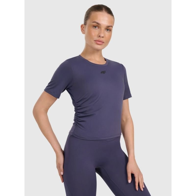 lupin-wear-ca-women-s-quick-drying-yoga-and-pilates-top-4f-4fwaw25tftsf1524-31s-1825763 Womens quick-drying yoga and pilates top 4F 4FWAW25TFTSF1524-31S - Image 1