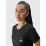 Womens regular printed T-shirt 4F 4FRSS24TTSHF2547-20S - Image 4