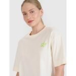 Womens regular printed T-shirt 4F 4FWSS25TTSHF1967-11S - Image 4