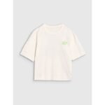 Womens regular printed T-shirt 4F 4FWSS25TTSHF1967-11S - Image 6