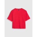 Womens regular waffle knit T-shirt 4F 4FRSS25TTSHF2651-62S - Image 6