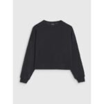 Womens sweatshirt with open zipper and modal 4F 4FWSS25TSWSF1576-20S - Image 6