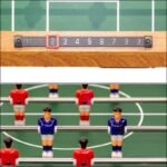 WOODEN FOOTBALL TABLE 69x36.5x65CM ENERO - Image 4