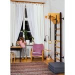 WOODEN PULL-UP BAR IN OAK COLOR BENCHK PB076 - Image 6