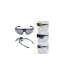 Wosport Black Shooting Glasses - 3 Interchangeable Lenses, Strap - Image 2