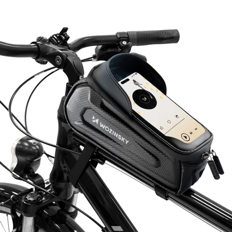 lupin-wear-ca-wozinsky-bicycle-bag-for-the-frame-armored-with-a-phone-pocket-1-7-l-black-2386135 Wozinsky bicycle bag for the frame, armored, with a phone pocket, 1.7 l - black - Image 1
