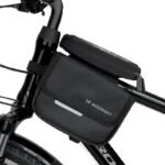 Wozinsky bicycle frame bag, waterproof phone case, 1.5l, black (WBB26BK) - Image 2