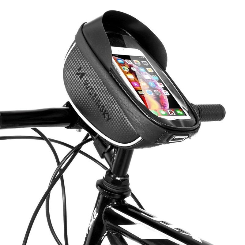 lupin-wear-ca-wozinsky-bike-handlebar-bag-with-phone-case-1l-black-wbb16bk-2362690 Wozinsky Bike Handlebar Bag with Phone Case 1L Black (WBB16BK) - Image 1