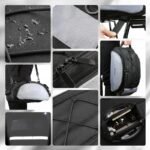 Wozinsky Bike Pannier Bag with Shoulder Strap 13L Black (WBB1BK) - Image 2