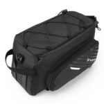 Wozinsky Bike Pannier Rack Bag with Shoulder Strap 9L (Rain Cover Included) Black (WBB22BK) - Image 2