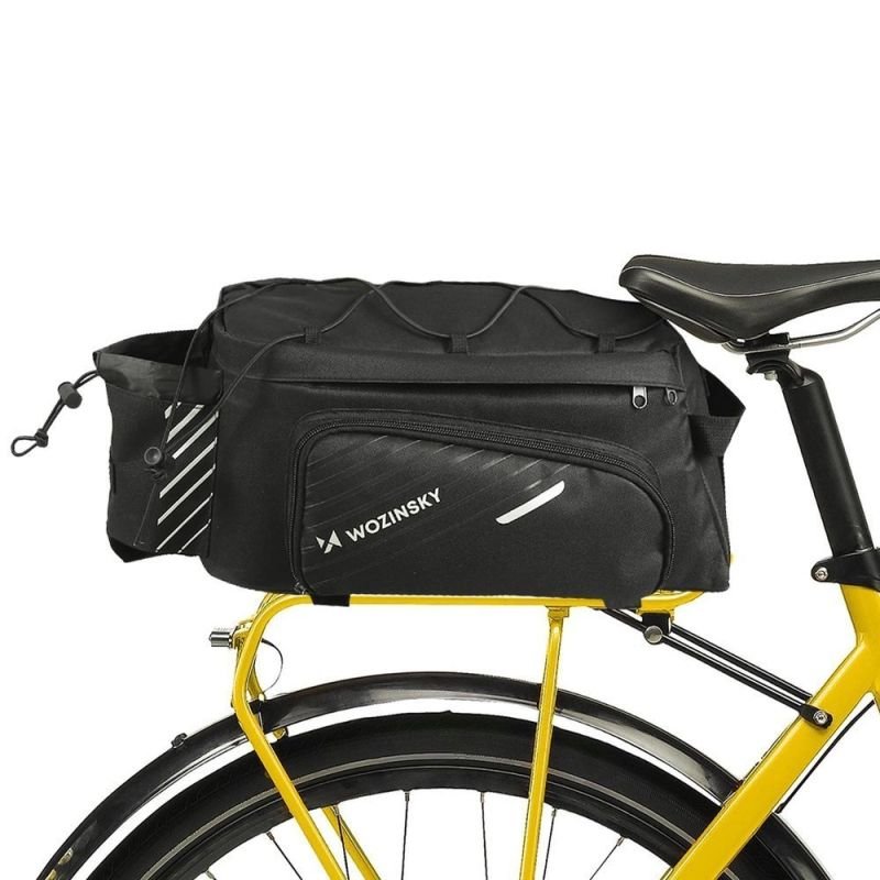 lupin-wear-ca-wozinsky-bike-pannier-rack-bag-with-shoulder-strap-9l-rain-cover-included-black-wbb22bk-2362693 Wozinsky Bike Pannier Rack Bag with Shoulder Strap 9L (Rain Cover Included) Black (WBB22BK) - Image 1