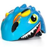Wozinsky Childrens Bicycle Helmet, Dragon Pattern, Lightweight, S - Blue - Image 2