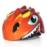 Wozinsky Childrens Bicycle Helmet, Dragon Pattern, Lightweight, S - Red - Image 2