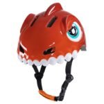 Wozinsky Childrens Bike Helmet Dinosaur Pattern S - Red