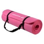 Wozinsky exercise mat 181 x 63 x 0.9 cm thick gymnastic yoga mat pink - Image 2