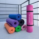 Wozinsky exercise mat 181 x 63 x 0.9 cm thick gymnastic yoga mat pink - Image 6