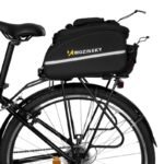 Wozinsky large bike rack bag 35l + rain cover black (WBB19BK) - Image 2