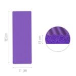 Wozinsky WNSP-15F Exercise Mat 183 x 61 x 1.5 cm Thick Gymnastic Mat for Yoga and Fitness - Purple - Image 3