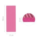 Wozinsky WNSP-15R Exercise Mat 183 x 61 x 1.5 cm Thick Gymnastic Mat for Yoga and Fitness - Pink - Image 3