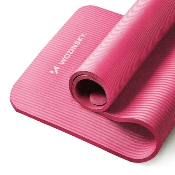 Wozinsky WNSP-15R Exercise Mat 183 x 61 x 1.5 cm Thick Gymnastic Mat for Yoga and Fitness - Pink