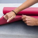 Wozinsky WNSP-15R Exercise Mat 183 x 61 x 1.5 cm Thick Gymnastic Mat for Yoga and Fitness - Pink - Image 6
