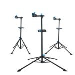 Wozinsky WSS-180 floor service stand with knobs for 30 kg bicycles - black - Image 2