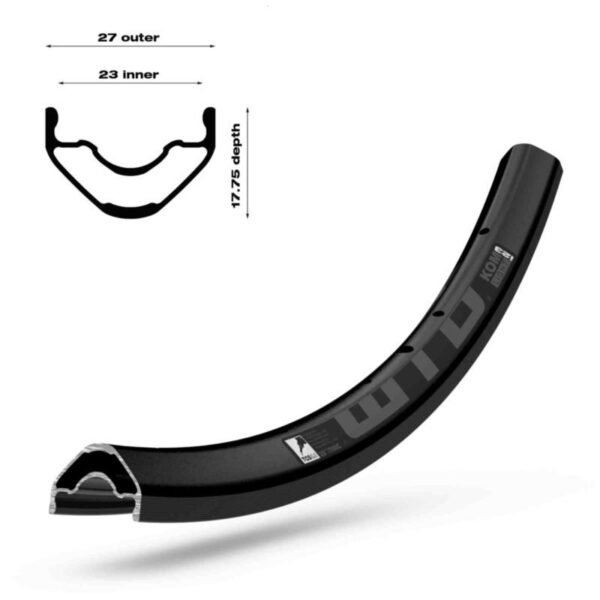 WTB KOM LIGHT i-23 29 TCS 28 hole rim