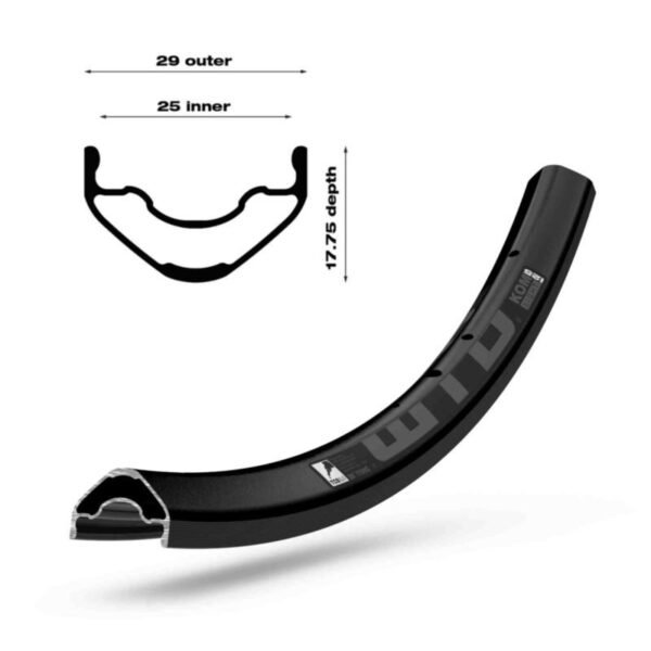 WTB KOM LIGHT i-25 29 TCS 28 hole rim
