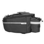 WYA26Y0S Thermal Bike Pannier Bag with Shoulder Strap - Black - Image 2
