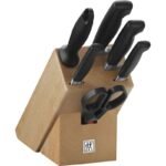 ZWILLING Four Star Knife Set 35066-000-0 (Knife Block, Scissors, Knife x 4, Knife Sharpener) - Image 8