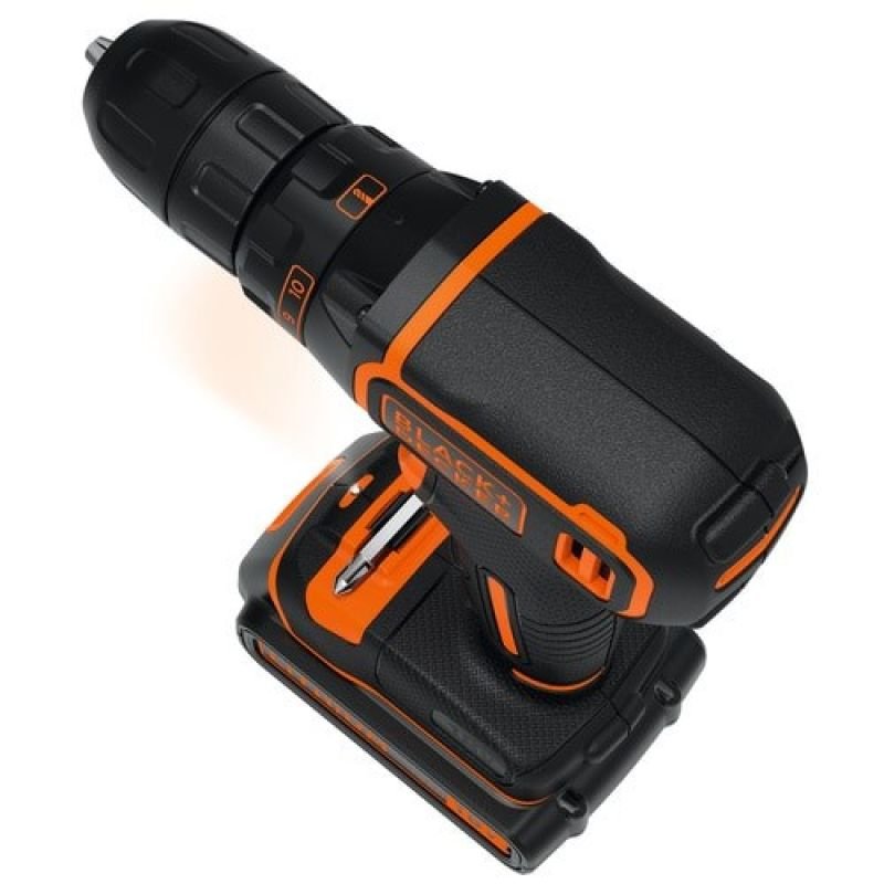 lupin-wear-ca-18v-bdcdc18bafc-qw-black-decker-cordless-drill-2228879 18V BDCDC18BAFC-QW BLACK+DECKER Cordless Drill - Image 1