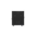 19" 15U 600x800 black LCD glass door rack cabinet Lanberg (Flat Pack) V2 - Image 5