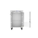 19" 15U 600x800 gray glass door LCD installation rack cabinet Lanberg (Flat Pack) V2 - Image 8