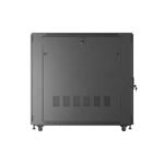 19" 22U 800x1200 black Lanberg floor-standing rack cabinet with perforated doors (flat pack) - Image 5