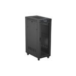 19" 32U 600x1000 black floor-standing rack cabinet with perforated doors LCD Lanberg (Flat Pack) - Image 2