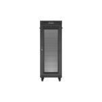 19" 32U 600x1000 black floor-standing rack cabinet with perforated doors LCD Lanberg (Flat Pack) - Image 4