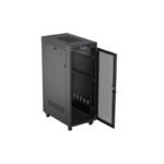 19" 32U 600x1000 black floor-standing rack cabinet with perforated doors LCD Lanberg (Flat Pack) - Image 5