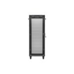 19" 32U 600x1000 black floor-standing rack cabinet with perforated doors LCD Lanberg (Flat Pack) - Image 7