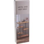 5-TIER OVAL FLOWER STAND SHELVED 77X30X95CM WOODEN TABLETOP - Image 2