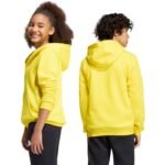 adidas Entrada 26 Full Zip Hoodie Yellow KH1777 - Image 3