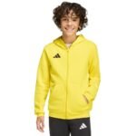 adidas Entrada 26 Full Zip Hoodie Yellow KH1777 - Image 4